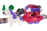 Constructor block QB300-201 "Block&Steps: Journey of the Princess" + walker and memory game 3 in 1, 139 children. qbee