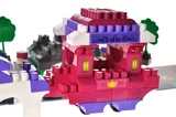 Constructor block QB300-201 "Block&Steps: Journey of the Princess" + walker and memory game 3 in 1, 139 children. qbee
