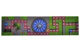 Constructor block QB300-201 "Block&Steps: Journey of the Princess" + walker and memory game 3 in 1, 139 children. qbee