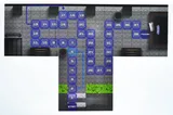 Constructor block QB300-202 "Block&Steps: Railway Express" + walker and memory game 3 in 1, 136 children. qbee