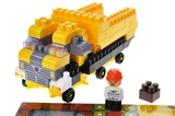 Constructor block QB300-204 "Block&Steps: Megabuilder" + walker and memory game 3 in 1, 125 children. qbee