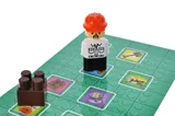 Constructor block QB300-204 "Block&Steps: Megabuilder" + walker and memory game 3 in 1, 125 children. qbee