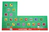 Constructor block QB300-204 "Block&Steps: Megabuilder" + walker and memory game 3 in 1, 125 children. qbee