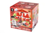 Constructor block QB300-001 "Block&Steps: Fire team" + walker and memory game 3 in 1, 74 children. qbee
