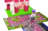 Constructor block QB300-004 "Block&Steps: Castle of the Princess" + walker and memory game 3 in 1, 74 children. qbee