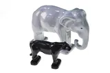 Constructor block QB300-006 "Block&Steps: Adventures in Safari" + walker and memory game 3 in 1, 89 children. qbee