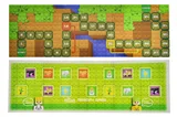 Constructor block QB300-006 "Block&Steps: Adventures in Safari" + walker and memory game 3 in 1, 89 children. qbee