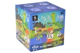 Constructor block QB300-101 "Block&Steps: Land of dinosaurs" + walker and memory game 3 in 1, 41 children. qbee
