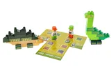 Constructor block QB300-101 "Block&Steps: Land of dinosaurs" + walker and memory game 3 in 1, 41 children. qbee