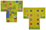 Constructor block QB300-101 "Block&Steps: Land of dinosaurs" + walker and memory game 3 in 1, 41 children. qbee
