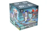 Constructor block QB300-102 "Block&Steps: Battles of Robots" + walker and memory game 3 in 1, 44 children. qbee