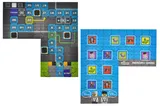 Constructor block QB300-102 "Block&Steps: Battles of Robots" + walker and memory game 3 in 1, 44 children. qbee