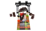 Constructor block QB300-103 "Block&Steps: Mototrek" + walker and memory game 3 in 1, 40 children. qbee