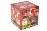 Constructor block QB300-103 "Block&Steps: Mototrek" + walker and memory game 3 in 1, 40 children. qbee