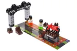 Constructor block QB300-103 "Block&Steps: Mototrek" + walker and memory game 3 in 1, 40 children. qbee
