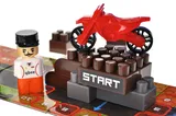 Constructor block QB300-103 "Block&Steps: Mototrek" + walker and memory game 3 in 1, 40 children. qbee