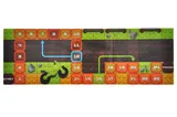 Constructor block QB300-103 "Block&Steps: Mototrek" + walker and memory game 3 in 1, 40 children. qbee