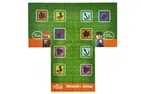 Constructor block QB300-104 "Block&Steps: Pirate ship" + walker and memory game 3 in 1, 41 children. qbee