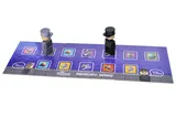 Constructor block QB300-105 "Block&Steps: Starship" + walker and memory game 3 in 1, 40 children. qbee