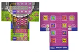 Constructor block QB300-106 "Block&Steps: Dragon and castle" + walker and memory game 3 in 1, 43 children. qbee