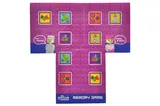 Constructor block QB300-106 "Block&Steps: Dragon and castle" + walker and memory game 3 in 1, 43 children. qbee