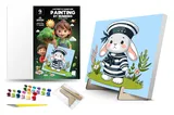 Set for painting by numbers 25x25 cm QB900-010 "Sailor Bunny" with a wooden stand qbee