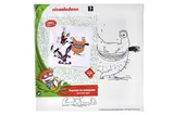 Kit for painting by numbers QB915-009/10/11/12/15/16 "Nick 90 Classic cartoon series" 25x25 cm qbee