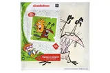 Kit for painting by numbers QB915-009/10/11/12/15/16 "Nick 90 Classic cartoon series" 25x25 cm qbee