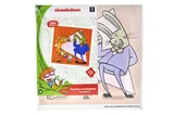 Kit for painting by numbers QB915-009/10/11/12/15/16 "Nick 90 Classic cartoon series" 25x25 cm qbee