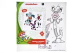 Kit for painting by numbers QB915-009/10/11/12/15/16 "Nick 90 Classic cartoon series" 25x25 cm qbee