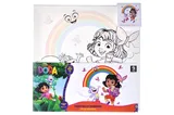 Set for painting by numbers 30x30 cm QB913-004 "Dora: Join the adventure!" qbee