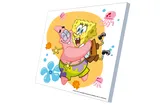 Kit for painting by numbers 30x30 cm QB913-015 "SpongeBob: Friendly Hugs" qbee