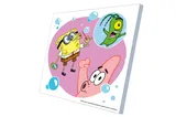 Set for painting by numbers 30x30 cm QB913-016 "SpongeBob: Catch the positive!" qbee