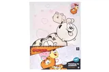 Kit for painting by numbers 30x40 cm QB914-005 "Harfield: Cute and fluffy" qbee