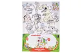 Kit for painting by numbers 30x40 cm QB914-008 "Cartoon Chaos" qbee