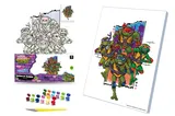 Kit for painting by numbers 30x40 cm QB914-006 "Ninja Turtles: Team of Heroes" qbee