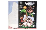 Kit for painting by numbers 25x25 cm QB900-080 "Fluffy cat" with a wooden stand qbee
