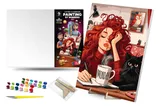 Set for painting by numbers 40x50 cm QB900-087 "Monday" with a wooden stand qbee