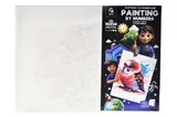 Kit for painting by numbers 30x40 cm QB900-089 "Little parrot" with a wooden stand qbee