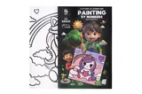 Kit for painting by numbers 25x25 cm QB900-052 "Cute unicorn" with a wooden stand qbee