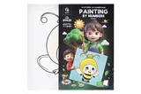 Set for painting by numbers 25x25 cm QB900-008 "Bee" with a wooden stand qbee