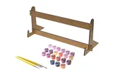 Kit for painting by numbers 30x40 cm QB900-065 "Sunset" with a wooden stand qbee