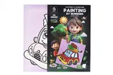 Set for painting by numbers 25x25 cm QB900-071 "Funny car" with a wooden stand qbee