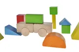 Educational wooden game QB700-008 "Building blocks" 14 det. qbee