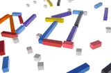 Educational wooden game QB700-003 "Sticks for numbers" NUSH 56 det. qbee