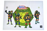 Polyethylene bag (XL) QB005-306 "Ninja Turtles" r.75x55 cm qbee