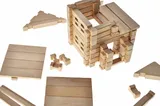 Constructor wooden QB700-004 "House with a garage" 75 det. Qbee