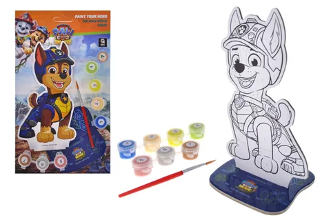 Set for painting by numbers RK8050-09 "Puppy patrol figurine. Dino film. Hound" r.25.5x15 cm qbee