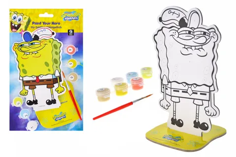 Set for painting by numbers RK8060-02 "Figure SpongeBob" r.25.5x15 cm qbee