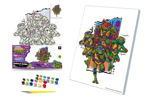 Kit for painting by numbers 30x40 cm QB914-006 "Ninja Turtles: Team of Heroes" qbee
